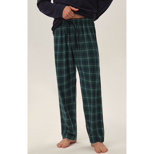 Henderson dwuczęściowa piżama męska Herb 41913-59X, Kolor granatowo-zielony, Henderson M Primodo