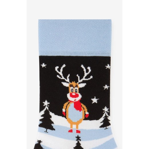 Marilyn świąteczne skarpetki męskie Rudolph, Kolor niebieski-wzór, Rozmiar 41-45, Marilyn ze sklepu Primodo w kategorii Skarpetki męskie - zdjęcie 176584073