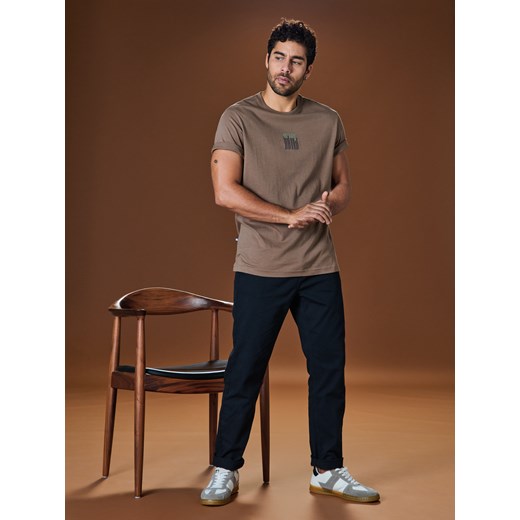 Sinsay - Koszulka - brązowy Sinsay M Sinsay