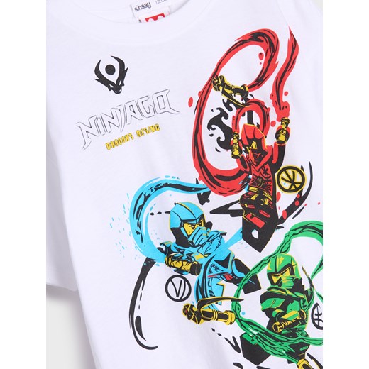 Sinsay - Koszulka Ninjago - biały Sinsay 140 Sinsay
