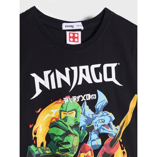 Sinsay - Koszulka Ninjago - czarny Sinsay 140 Sinsay