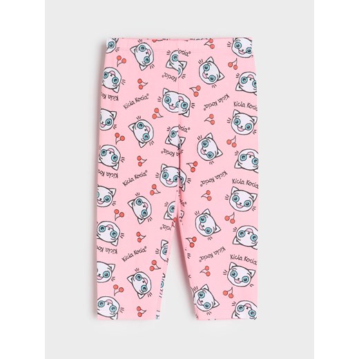 Sinsay - Piżama dwuczęściowa Kicia Kocia - różowy Sinsay 74 Sinsay