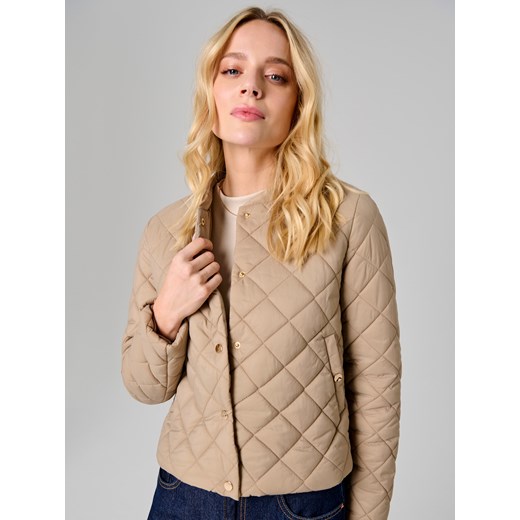 Sinsay - Kurtka pikowana - kremowy Sinsay XL Sinsay