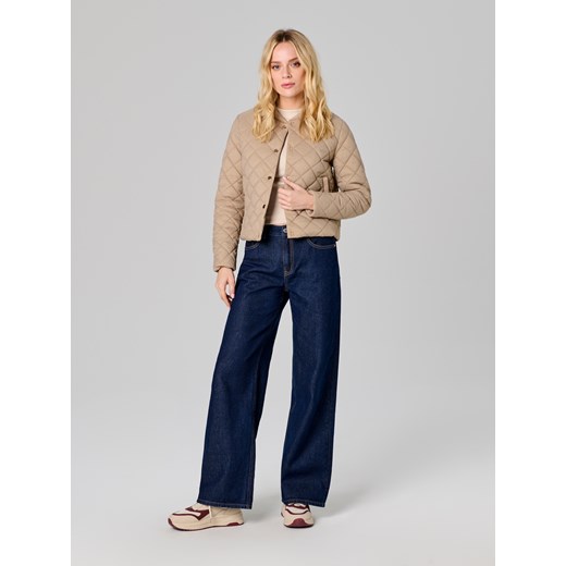 Sinsay - Kurtka pikowana - kremowy Sinsay XS Sinsay