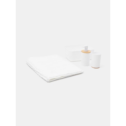 Sinsay - Zestaw akcesoriów łazienkowych - biały Sinsay One Size Sinsay