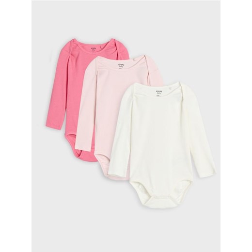 Sinsay - Body 3 pack - kremowy Sinsay 74 Sinsay