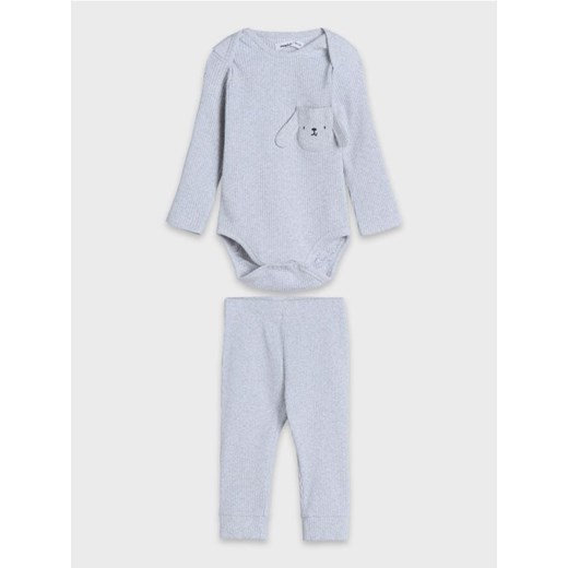 Sinsay - Komplet dzianinowy - szary ze sklepu Sinsay w kategorii Komplety niemowlęce - zdjęcie 176593150