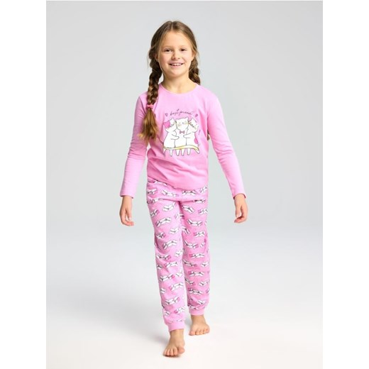 Sinsay - Piżama dwuczęściowa - różowy ze sklepu Sinsay w kategorii Piżamy dziecięce - zdjęcie 176593343
