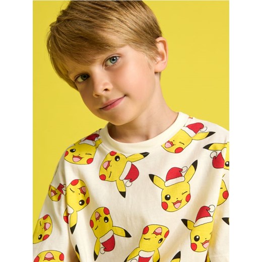 Sinsay - Koszulka Pokémon - kremowy ze sklepu Sinsay w kategorii T-shirty chłopięce - zdjęcie 176593382
