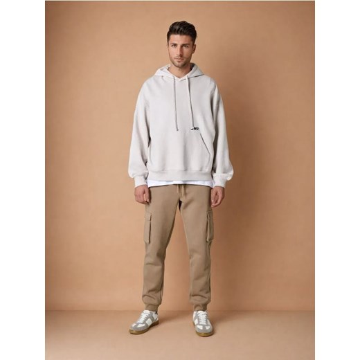 Sinsay - Spodnie tapered fit - brązowy ze sklepu Sinsay w kategorii Spodnie męskie - zdjęcie 176593624