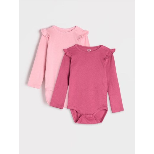 Sinsay - Body 2 pack - różowy Sinsay 62 Sinsay