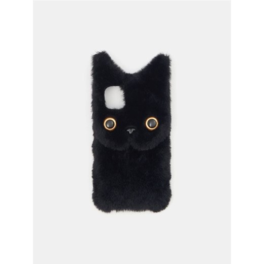 Sinsay - Etui do iPhone 11/XR czarny kot - czarny ze sklepu Sinsay w kategorii Etui - zdjęcie 176593863