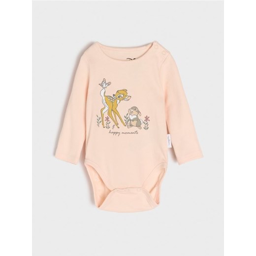 Sinsay - Body Disney - kremowy ze sklepu Sinsay w kategorii Body niemowlęce - zdjęcie 176593874