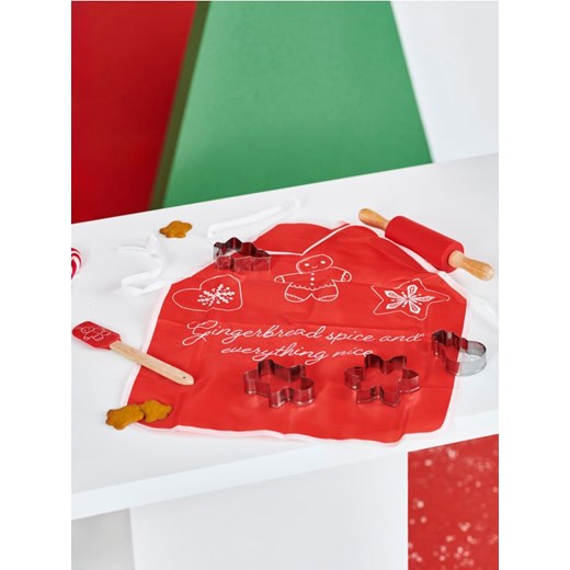 Sinsay - Zestaw do pieczenia w świątecznym klimacie - czerwony Sinsay One Size Sinsay