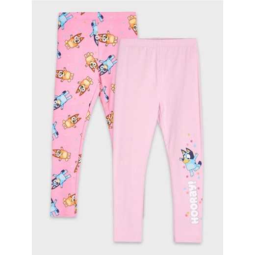 Sinsay - Legginsy 2 pack Bluey - fioletowy ze sklepu Sinsay w kategorii Spodnie dziewczęce - zdjęcie 176594073