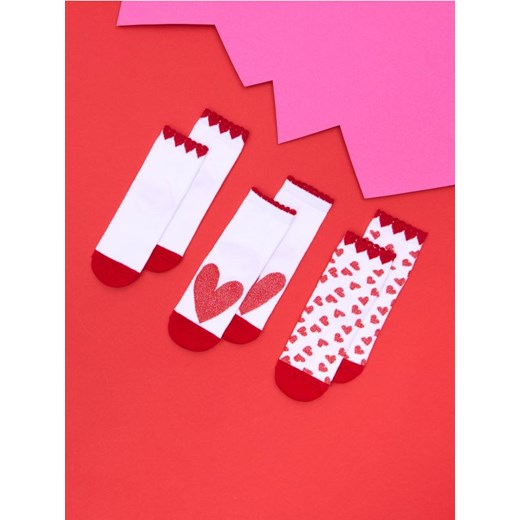 Sinsay - Skarpetki 3 pack - wielobarwny Sinsay 31/34 Sinsay