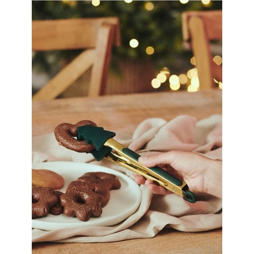 Sinsay - Szczypce kuchenne z motywem choinki - zielony Sinsay One Size Sinsay