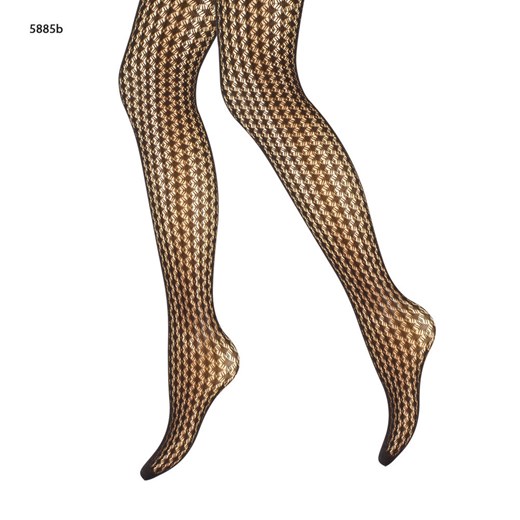Rajstopy damskie SOXO z wzorem sklep-soxo brazowy elastan