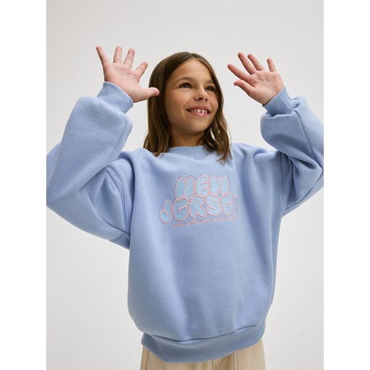 Reserved - Bluza z haftem - jasnoniebieski Reserved 122 (6-7 lat) Reserved