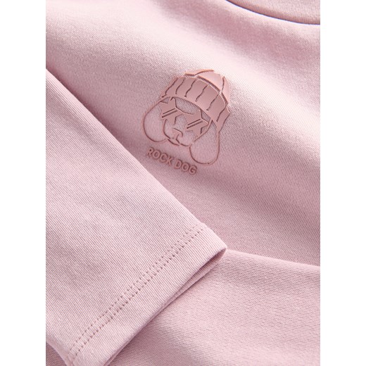 Reserved - Koszulka z aplikacją - brudny róż ze sklepu Reserved w kategorii Bluzki dziewczęce - zdjęcie 176600672