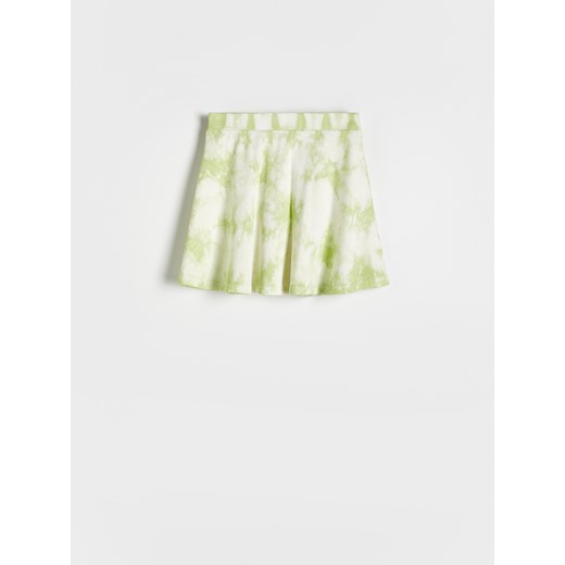 Reserved - Spódnica z efektem tie dye - jasnozielony ze sklepu Reserved w kategorii Spódnice dziewczęce - zdjęcie 176601330