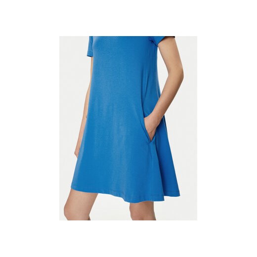 United Colors Of Benetton Sukienka codzienna 3Z1RDV01E Niebieski Regular Fit United Colors Of Benetton S MODIVO