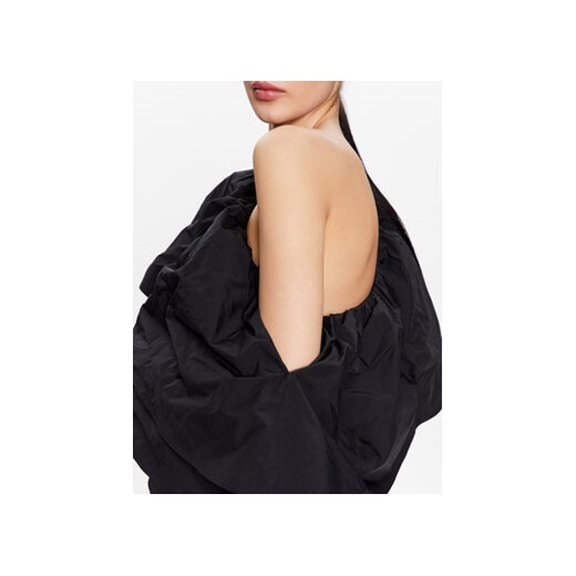 ROTATE Sukienka koktajlowa Taft Pleated One RT2495 Czarny Regular Fit Rotate 38 MODIVO