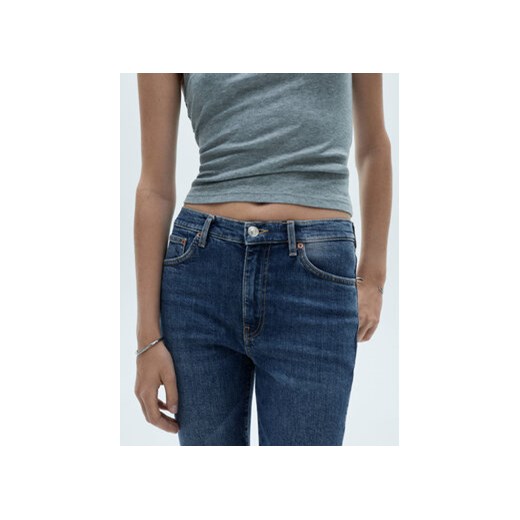 Mango Jeansy Claudia 77045661 Granatowy Skinny Fit Mango 44 MODIVO