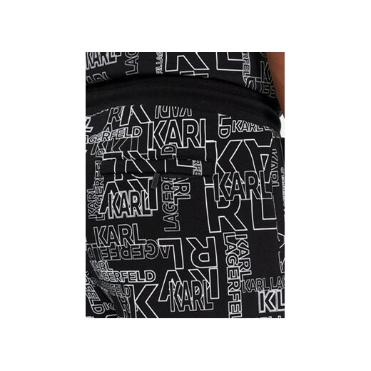 KARL LAGERFELD Szorty sportowe 705061 541900 Czarny Regular Fit Karl Lagerfeld S MODIVO