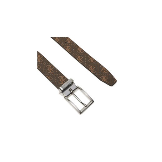 Guess Pasek Męski Vezzola Belts BM7541 LEA35 Brązowy Guess XL MODIVO