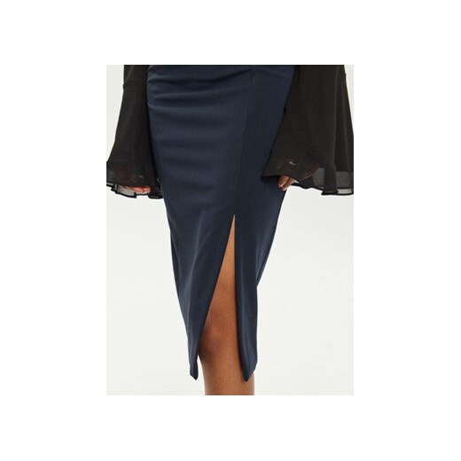Rinascimento Spódnica midi CFC0119972003 Granatowy Slim Fit Rinascimento L MODIVO