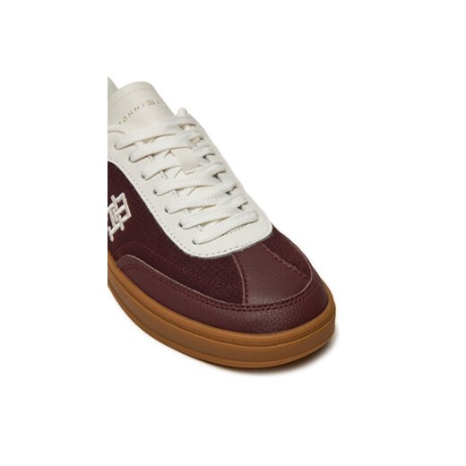 Tommy Hilfiger Sneakersy Heritage Sneaker Perf FW0FW08380 Bordowy Tommy Hilfiger 36 MODIVO