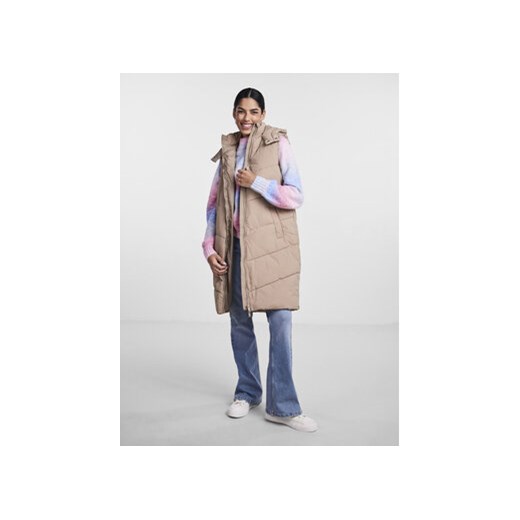 Pieces Bezrękawnik Jamilla 17131106 Beżowy Regular Fit Pieces XS MODIVO