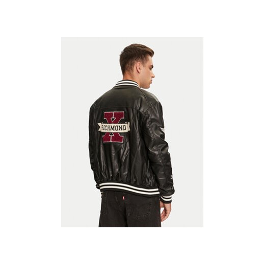 Richmond X Kurtka z imitacji skóry Meleb UMA24217GB Czarny Regular Fit Richmond X 50 MODIVO