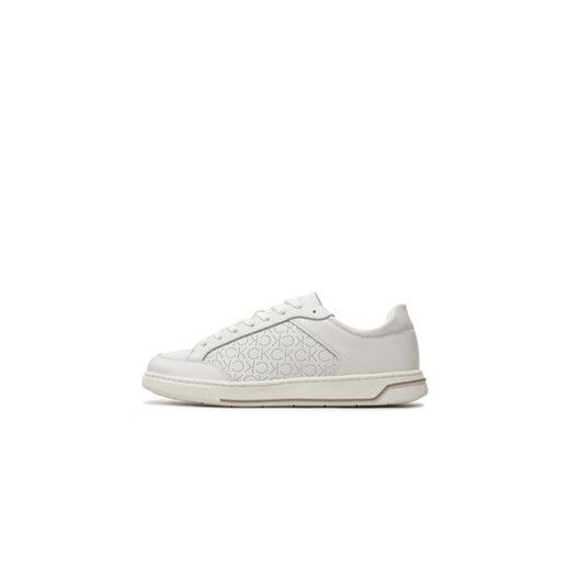 Calvin Klein Sneakersy Low Top Lace Up Lth Perf Mono HM0HM01428 Biały Calvin Klein 41 MODIVO