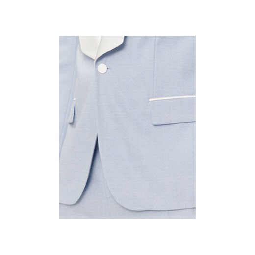 Hugo Marynarka Henry242E1X 50513750 Błękitny Slim Fit 52 MODIVO