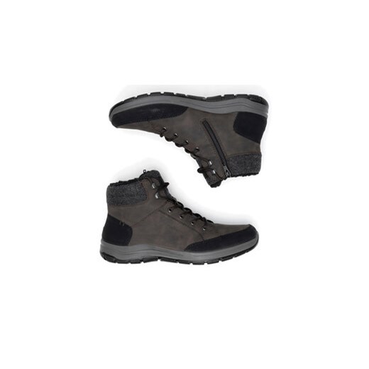 Rieker Trzewiki 03640-25 Szary Rieker 42 MODIVO