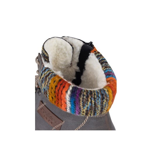 Rieker Botki Z6743-45 Szary Rieker 37 MODIVO