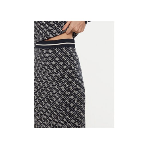 Guess Spódnica ołówkowa Lise W4BD53 Z37K0 Granatowy Slim Fit Guess S MODIVO