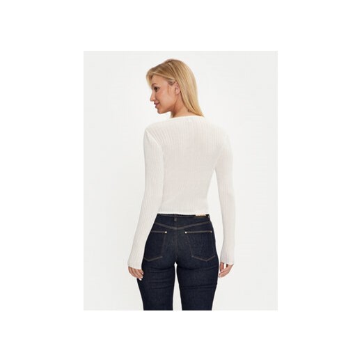 Guess Kardigan W4YR37 Z3G32 Biały Regular Fit Guess XXL MODIVO
