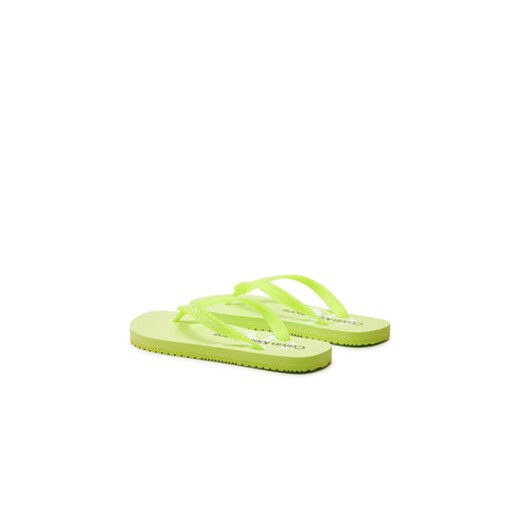 Calvin Klein Jeans Japonki Beach Sandal Monologo Tpu YW0YW01246 Zielony 36 MODIVO