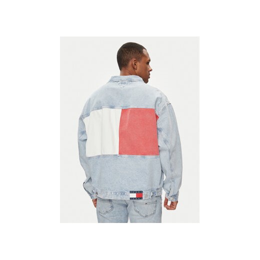 Tommy Jeans Kurtka jeansowa Aiden DM0DM18774 Błękitny Oversize Tommy Jeans L MODIVO