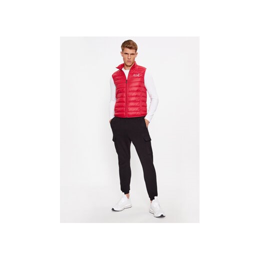 EA7 Emporio Armani Kamizelka 8NPQ01 PN29Z 1462 Czerwony Regular Fit L MODIVO