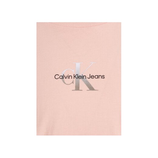 Calvin Klein Jeans T-Shirt Monogram IG0IG02103 Różowy Regular Fit 12Y MODIVO