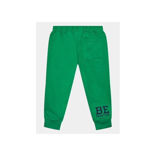 United Colors Of Benetton Spodnie dresowe 3BC1GF01P Zielony Regular Fit United Colors Of Benetton 82 MODIVO