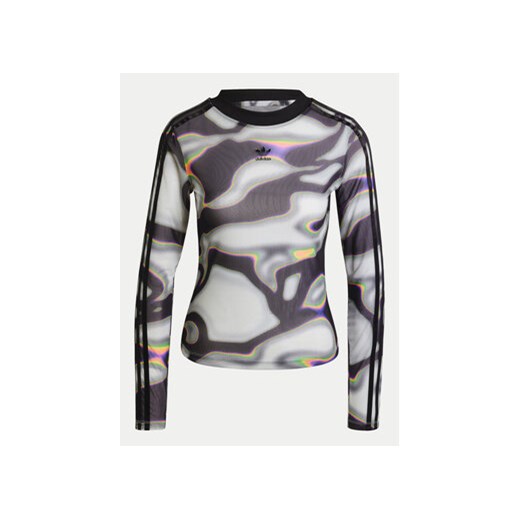 adidas Bluzka Pride Shiny IZ4891 Kolorowy Slim Fit XXS MODIVO