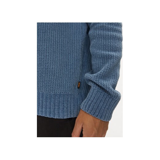 Boss Sweter 50523568 Niebieski Regular Fit M MODIVO