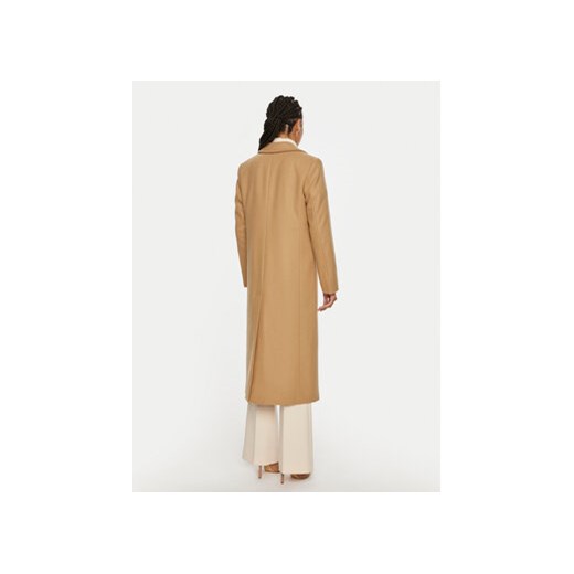 Hugo Płaszcz wełniany Mojeni 50526199 Beżowy Regular Fit 46 MODIVO