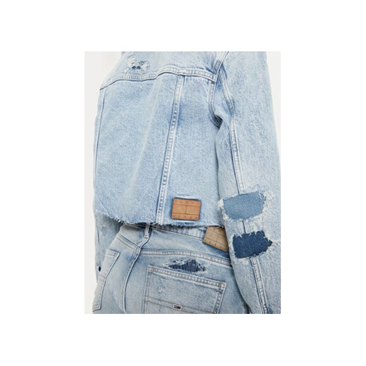 Tommy Jeans Kurtka jeansowa Izzie DW0DW18555 Niebieski Slim Fit Tommy Jeans L MODIVO