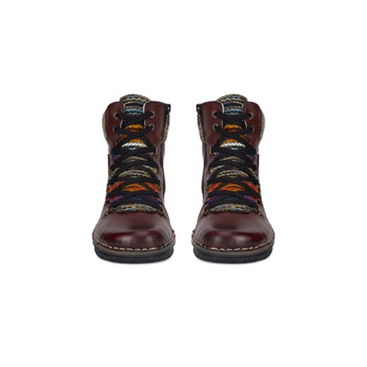 Rieker Botki 73343-35 Bordowy Rieker 41 MODIVO